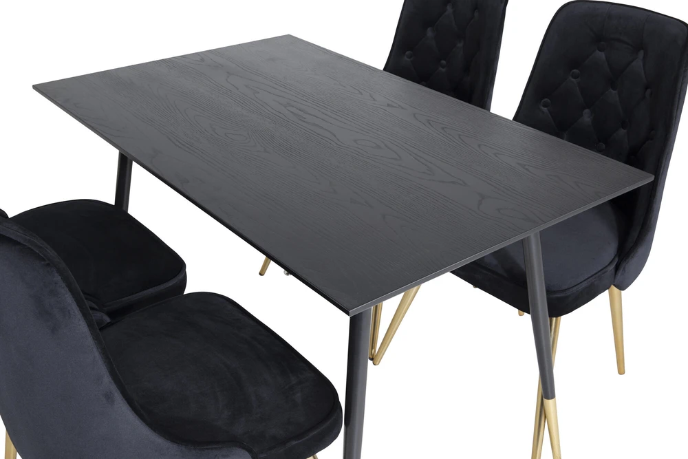 Venture Design Valgomasis stalas, Dipp, 75x120x85 cm, Juodas