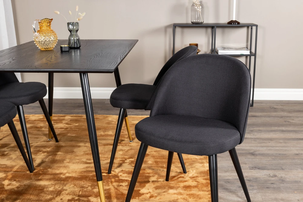 Venture Design Valgomasis stalas, Dipp, 75x120x85 cm, Juodas