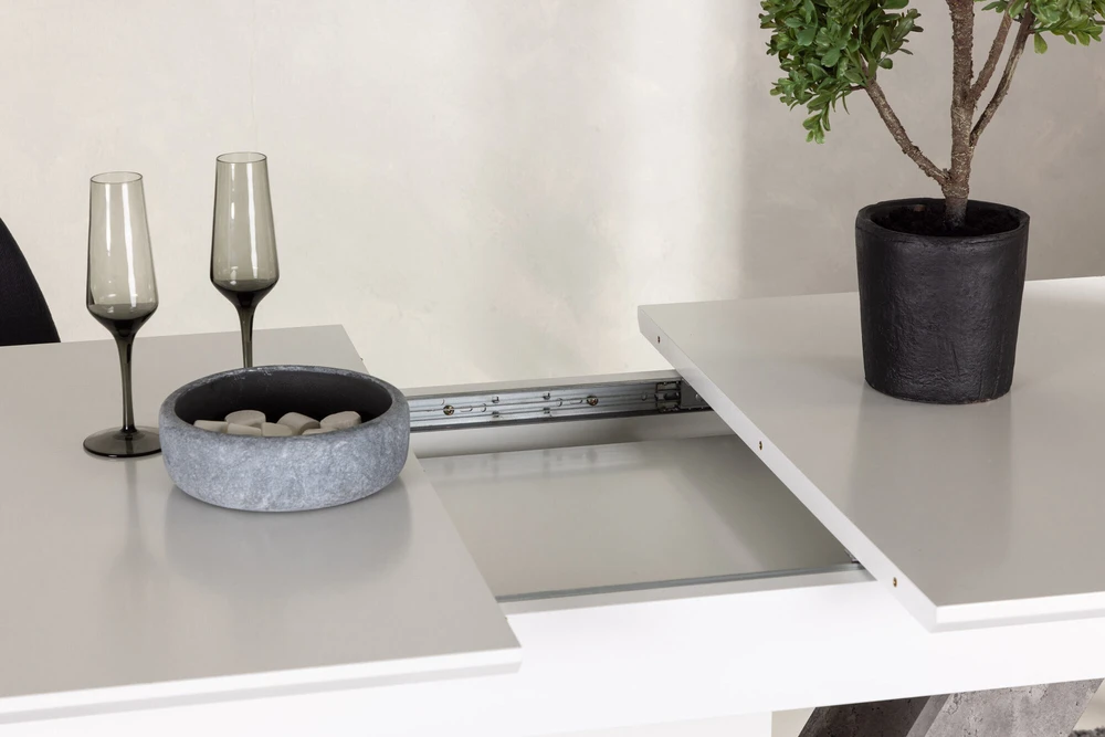 Venture Design Valgomasis stalas, Disa, 120x80 cm, Balta