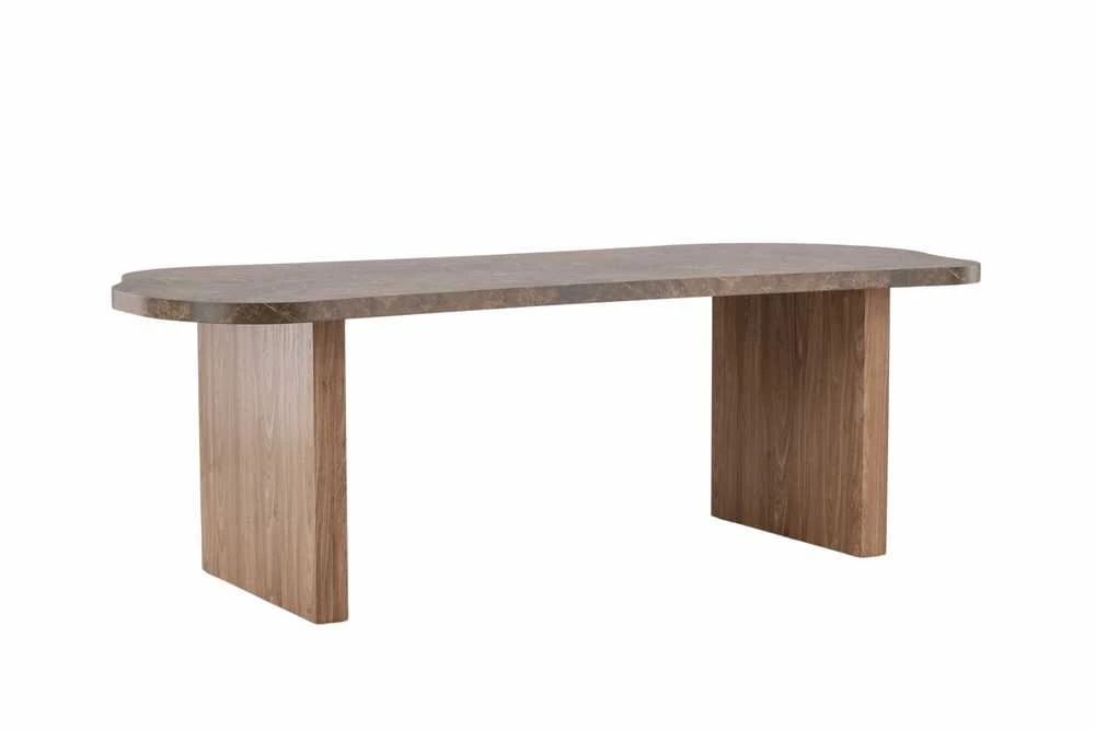 Venture Design Valgomasis stalas, Eleonora, 100x230 cm, Ruda