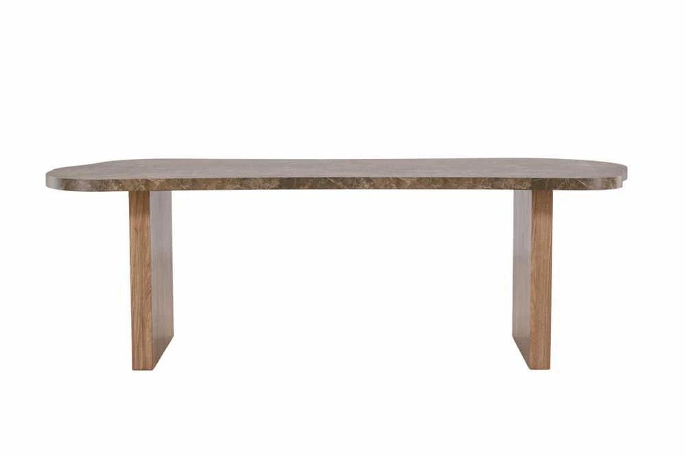 Venture Design Valgomasis stalas, Eleonora, 100x230 cm, Ruda