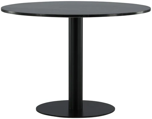 Venture Design Valgomasis stalas, Estelle, ø106 cm, Tamsiai pilka