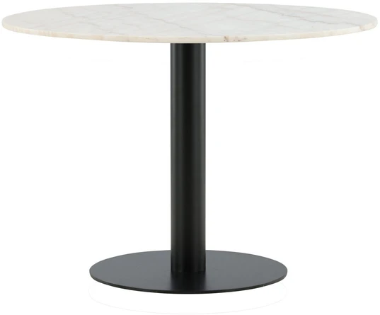 Venture Design Valgomasis stalas, Estelle, 106cm, Balta