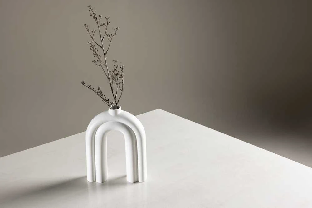 Venture Design Valgomasis stalas, Ester, 180x90 cm, šviesiai pilkas