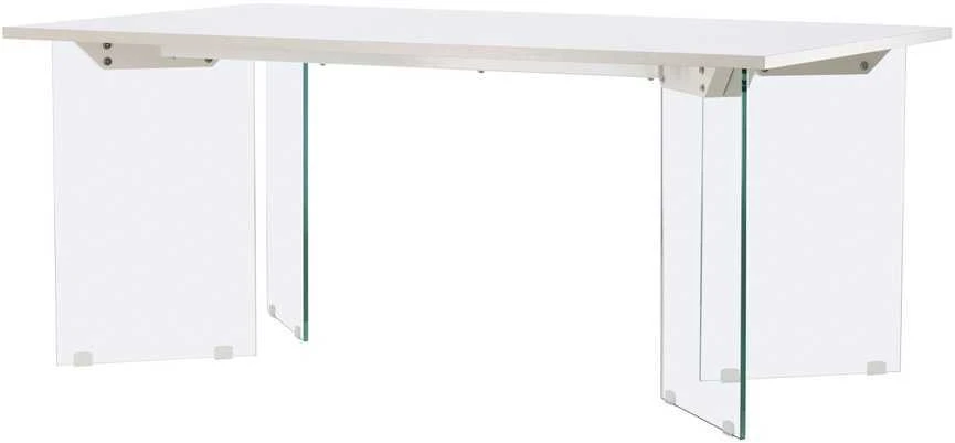 Venture Design Valgomasis stalas, Ester, 180x90 cm, šviesiai pilkas