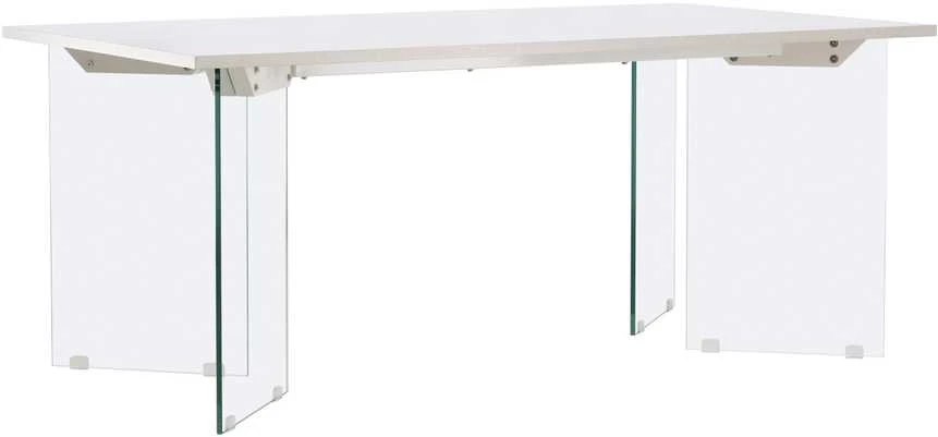Venture Design Valgomasis stalas, Ester, 180x90 cm, šviesiai pilkas