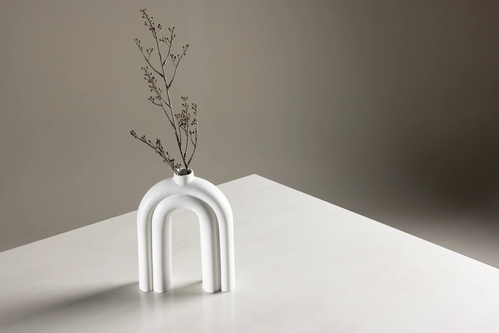 Venture Design Valgomasis stalas, Ester, 180x90 cm, šviesiai pilkas