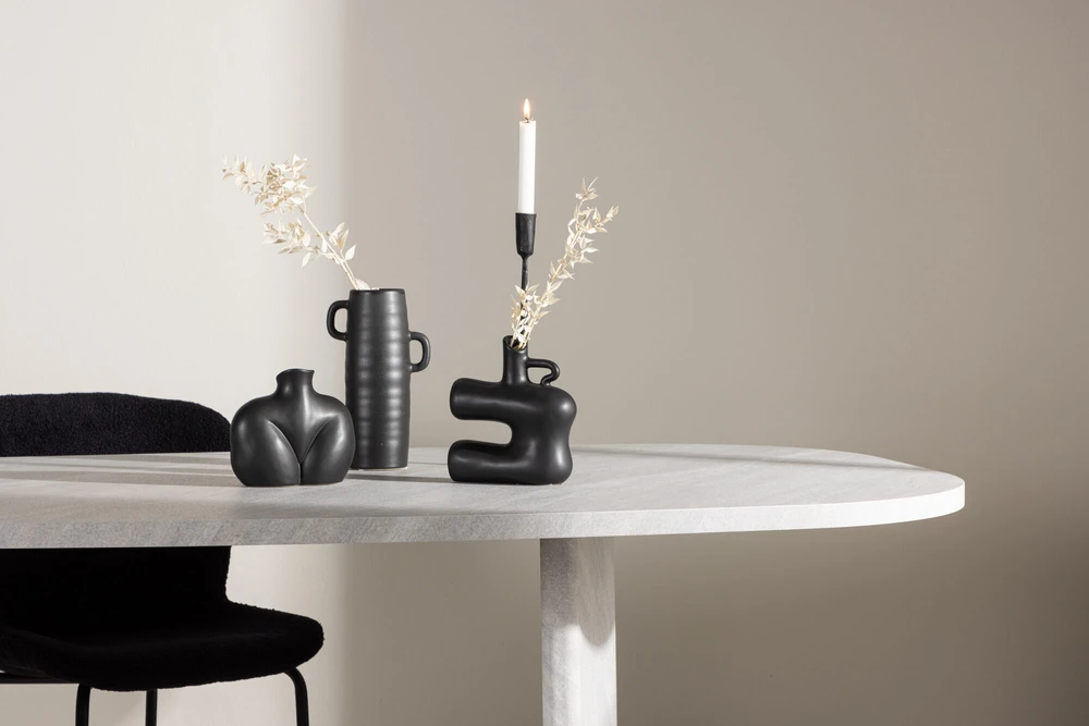 Venture Design Valgomasis stalas, Grönvik, 220x100 cm, Balta