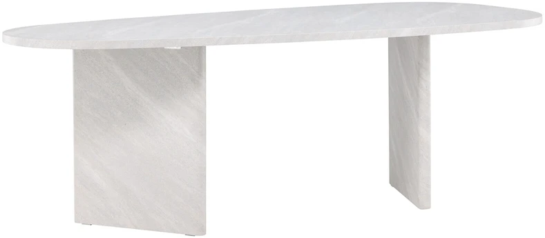 Venture Design Valgomasis stalas, Grönvik, 220x100 cm, Balta
