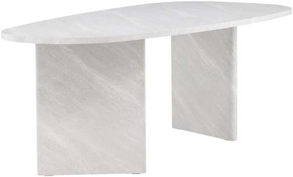 Venture Design Valgomasis stalas, Grönvik, 220x100 cm, Balta