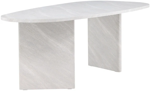 Venture Design Valgomasis stalas, Grönvik, 220x100 cm, Balta