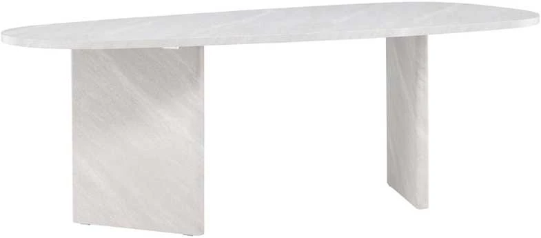 Venture Design Valgomasis stalas, Grönvik, 220x100 cm, Balta