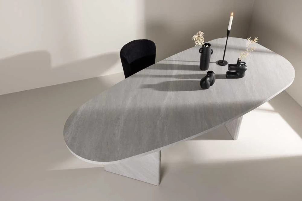 Venture Design Valgomasis stalas, Grönvik, 220x100 cm, Balta