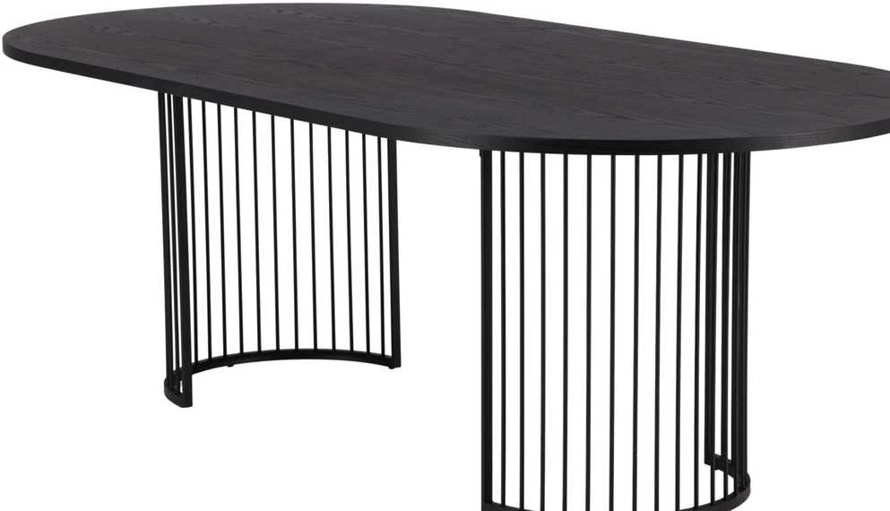 Venture Design Valgomasis stalas, Hamneskär, 220x110 cm, Juodas
