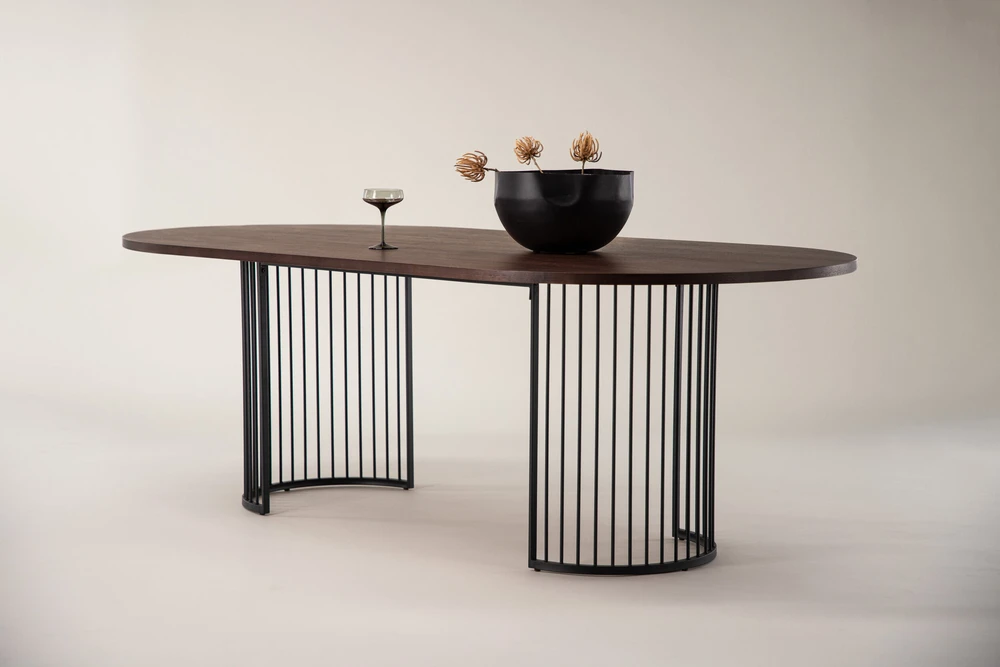Venture Design Valgomasis stalas, Hamneskär, 110x220 cm, Riešutas