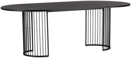 Venture Design Valgomasis stalas, Hamneskär, 220x110 cm, Juodas