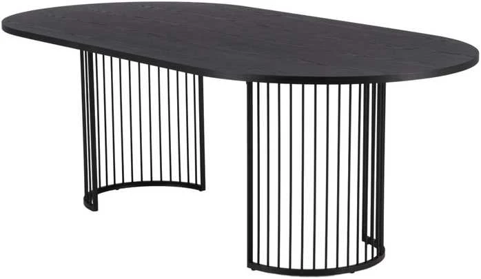 Venture Design Valgomasis stalas, Hamneskär, 220x110 cm, Juodas