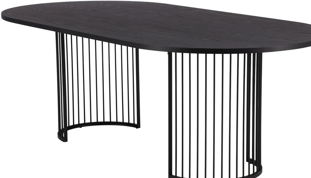 Venture Design Valgomasis stalas, Hamneskär, 220x110 cm, Juodas