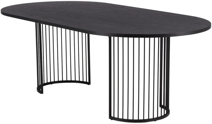 Venture Design Valgomasis stalas, Hamneskär, 220x110 cm, Juodas