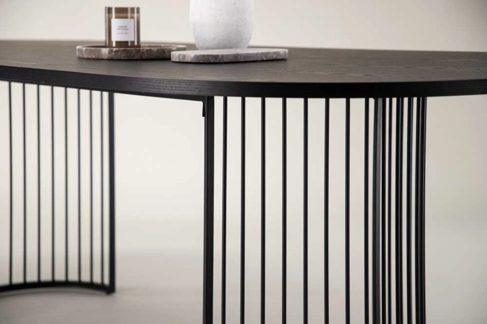 Venture Design Valgomasis stalas, Hamneskär, 220x110 cm, Juodas