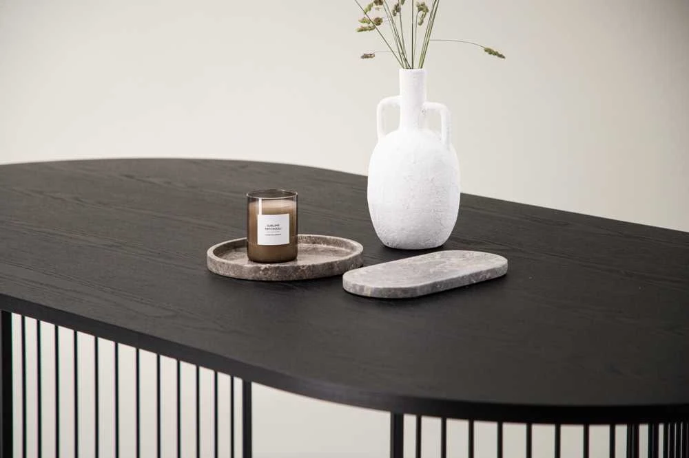 Venture Design Valgomasis stalas, Hamneskär, 220x110 cm, Juodas