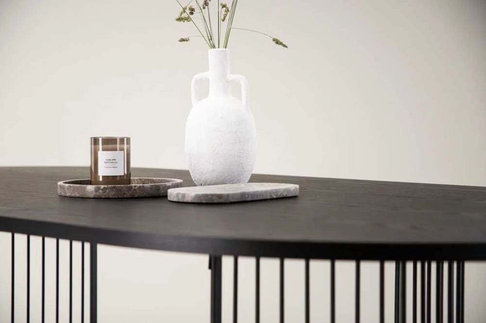 Venture Design Valgomasis stalas, Hamneskär, 220x110 cm, Juodas