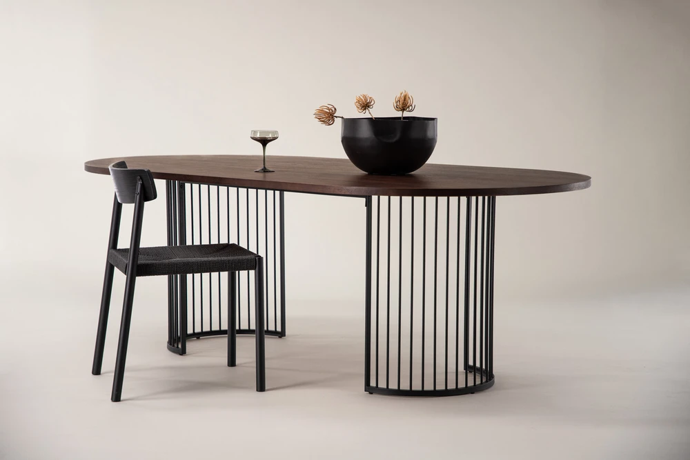 Venture Design Valgomasis stalas, Hamneskär, 110x220 cm, Riešutas