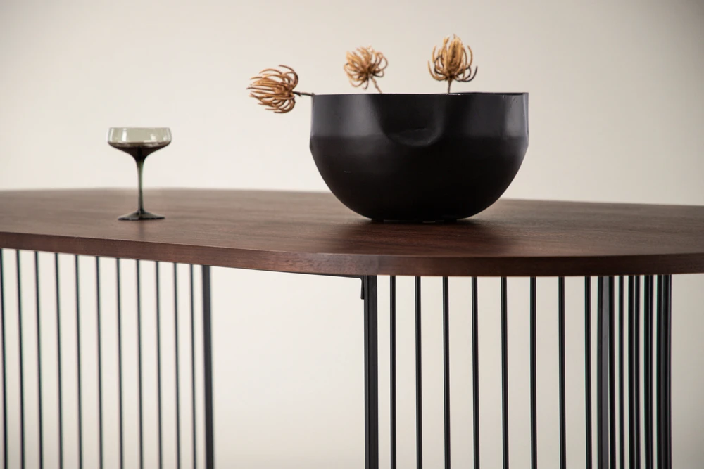 Venture Design Valgomasis stalas, Hamneskär, 110x220 cm, Riešutas