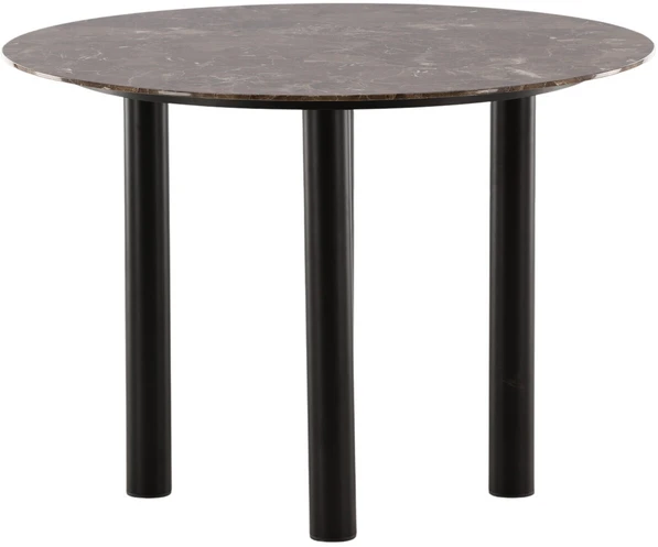Venture Design Valgomasis stalas, Havsten, Ø106x75 cm, juodas