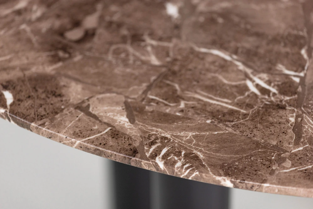 Venture Design Valgomasis stalas, Havsten, Ø106x75 cm, juodas