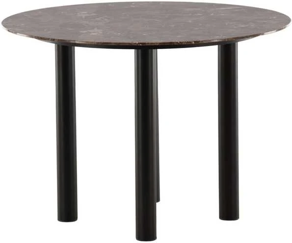 Venture Design Valgomasis stalas, Havsten, Ø106x75 cm, juodas