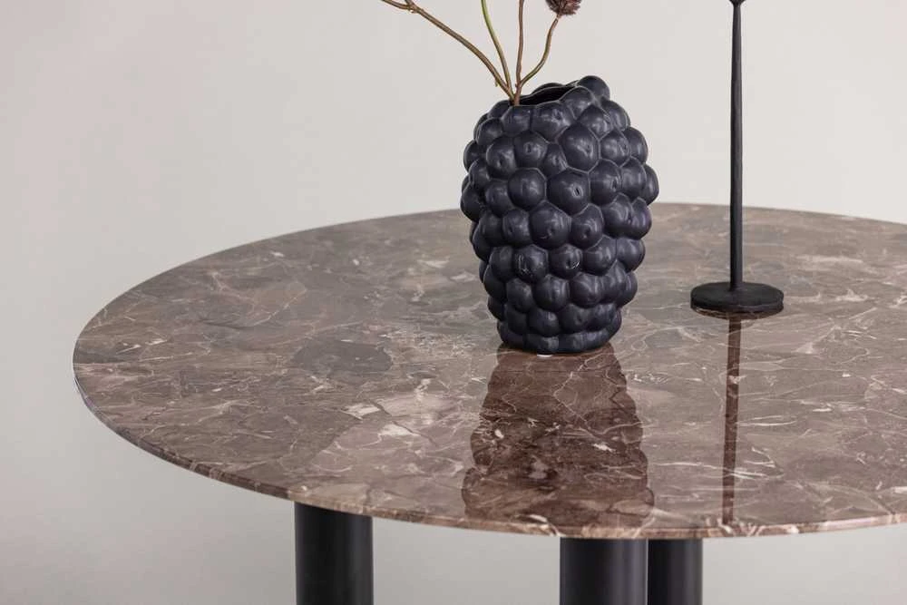 Venture Design Valgomasis stalas, Havsten, Ø106x75 cm, juodas