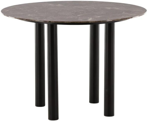 Venture Design Valgomasis stalas, Havsten, Ø106x75 cm, juodas