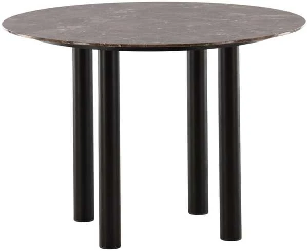Venture Design Valgomasis stalas, Havsten, Ø106x75 cm, juodas
