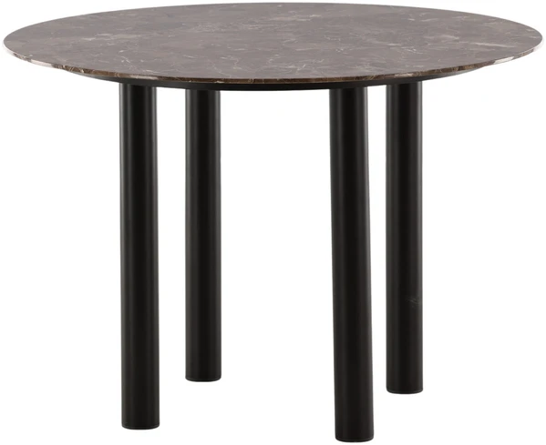 Venture Design Valgomasis stalas, Havsten, Ø106x75 cm, juodas
