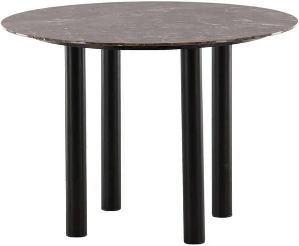 Venture Design Valgomasis stalas, Havsten, Ø106x75 cm, juodas