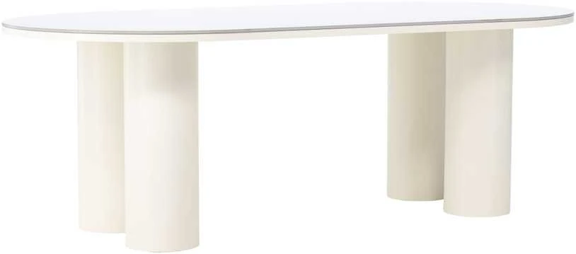 Venture Design Valgomasis stalas, Havstenssund, 220x110 cm, Balta