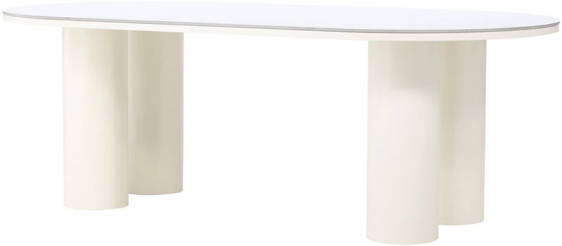 Venture Design Valgomasis stalas, Havstenssund, 220x110 cm, Balta