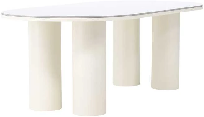 Venture Design Valgomasis stalas, Havstenssund, 220x110 cm, Balta