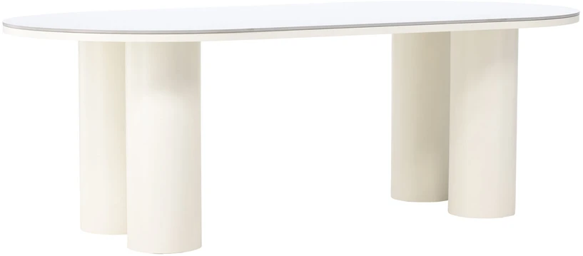 Venture Design Valgomasis stalas, Havstenssund, 220x110 cm, Balta