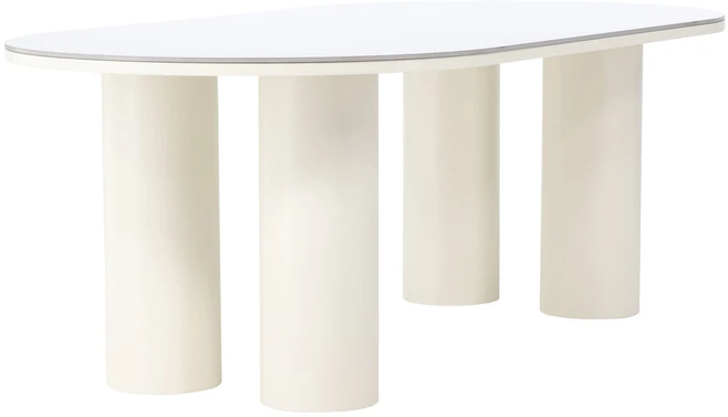 Venture Design Valgomasis stalas, Havstenssund, 220x110 cm, Balta