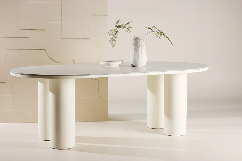 Venture Design Valgomasis stalas, Havstenssund, 220x110 cm, Balta