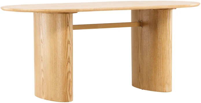 Venture Design Valgomasis stalas, Isolde, 180x90 cm, Natūralus