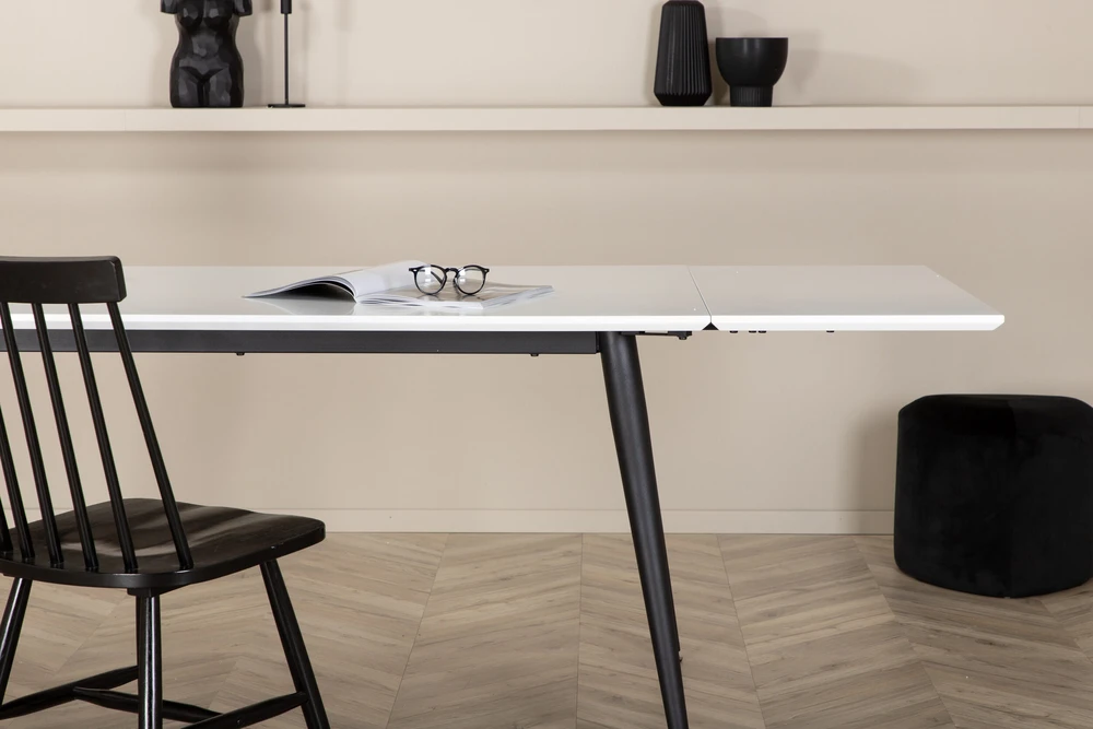 Venture Design Valgomasis stalas, Jimmy, 150x76 cm, Balta