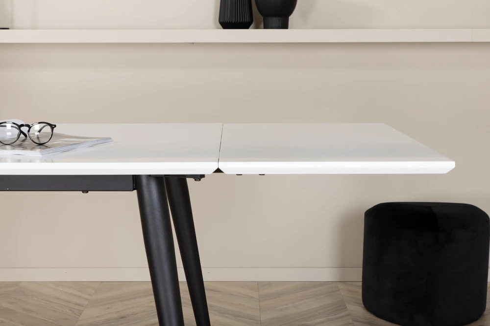 Venture Design Valgomasis stalas, Jimmy, 150x76 cm, Balta