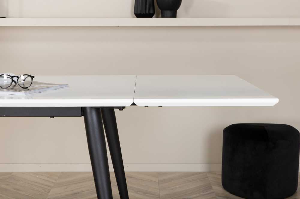 Venture Design Valgomasis stalas, Jimmy, 150x76 cm, Balta