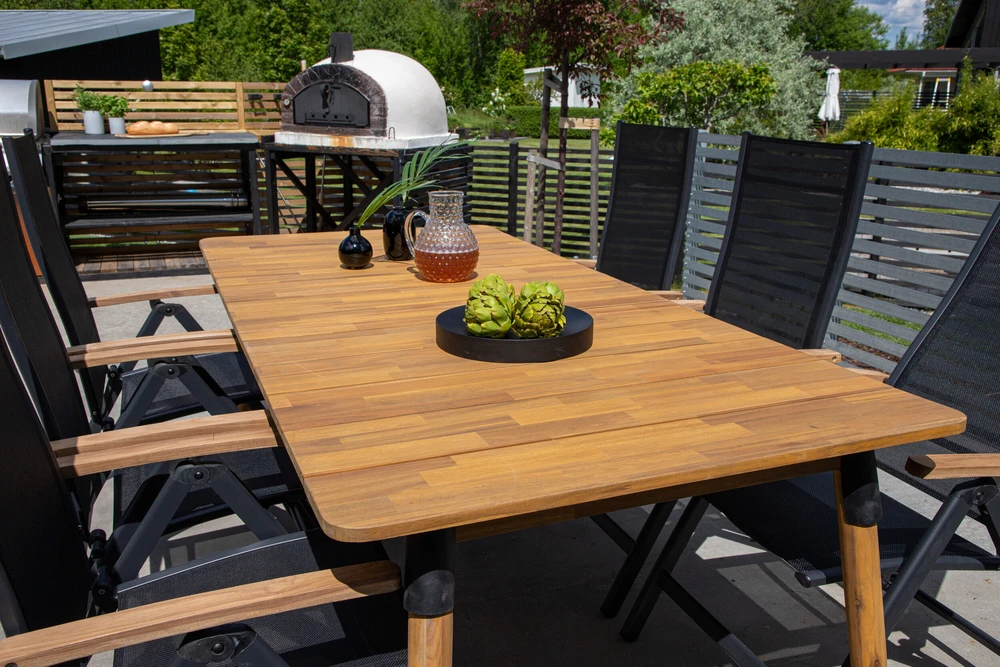Venture Design Valgomasis stalas, Julian, 210x100 cm, Ruda