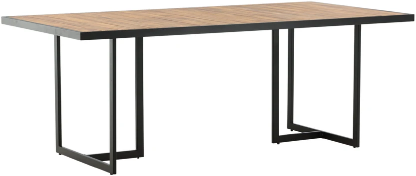 Venture Design Valgomasis stalas, Khung, 200x100 cm, Ruda