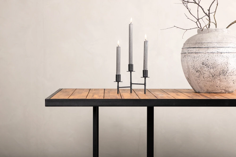 Venture Design Valgomasis stalas, Khung, 200x100 cm, Ruda