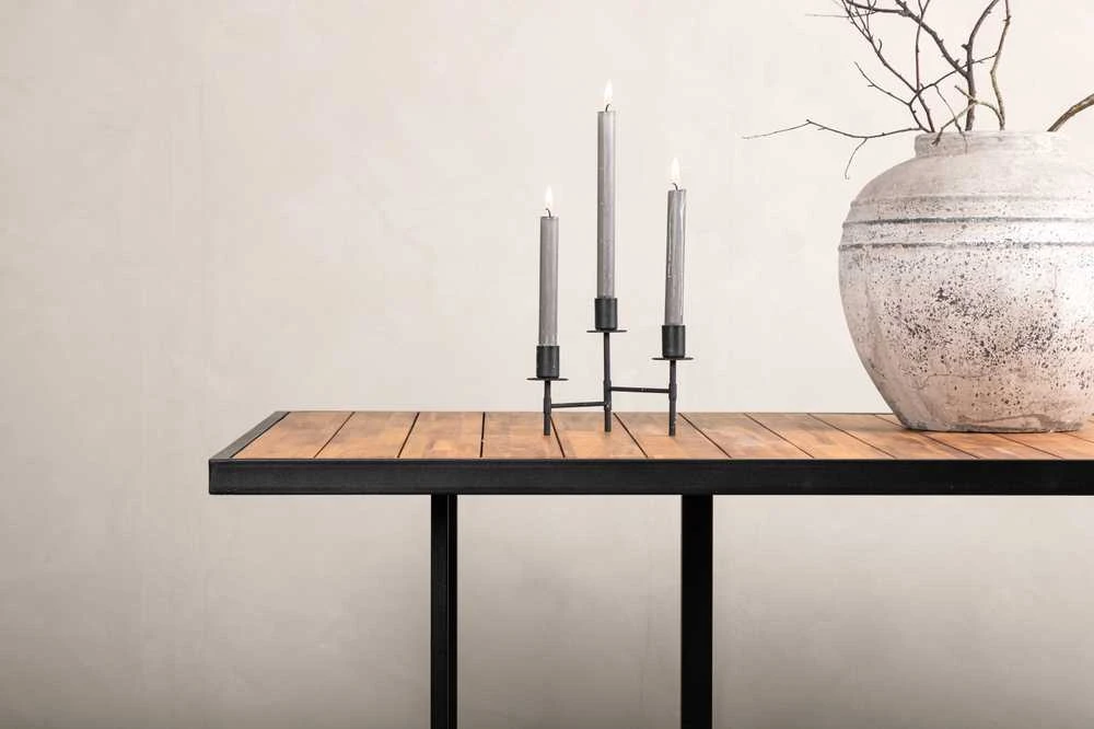 Venture Design Valgomasis stalas, Khung, 200x100 cm, Ruda